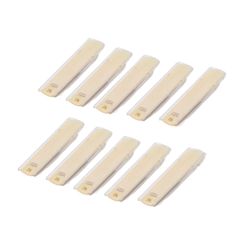 MERIGLARE 10x Clarinet Reeds Traditional Clarinet Reeds Wind Instrument ...