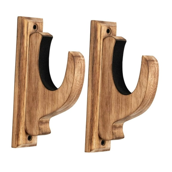 MERIGLARE 2 Pieces Wall Mount Sword Holder, Storage Racks, Multifunctional Wood Sword Holder Racks, Wall Hangers for Household Bar Home