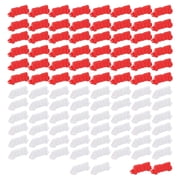 MERIGLARE 20 Pieces RC Drift Track Set Modular Race Circuit Fence Car Model Parking Accessories PP Material Suitable for Kids Simulation Traffic Scene Family Games 100 Piece