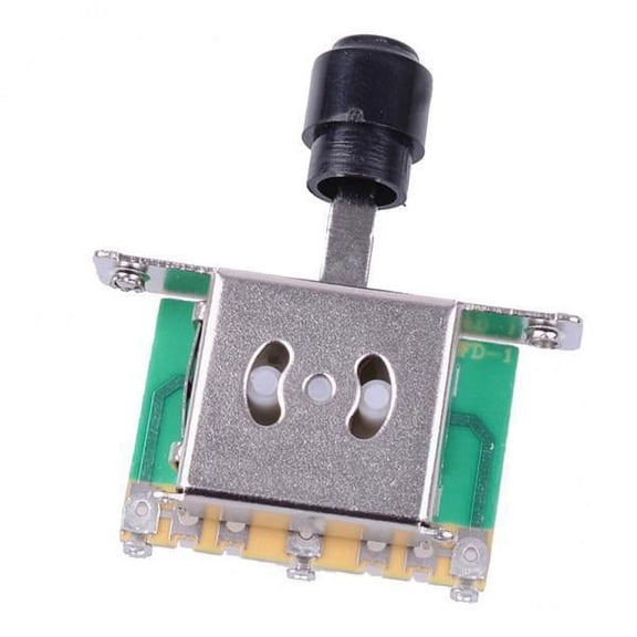 MERIGLARE 2x Guitar 3 Way Pickup Selector Switch for Electric Guitar Parts Black