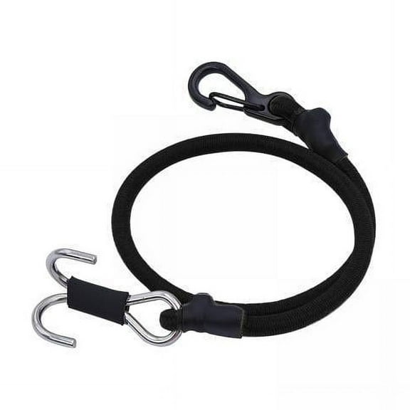 MERIGLARE 2x1/24 1/18 Scale RC Crawler Rope Trailer Tow Rope RC Accessories Trailer Hook for RC Crawler Accessories , Black, 2 Pcs
