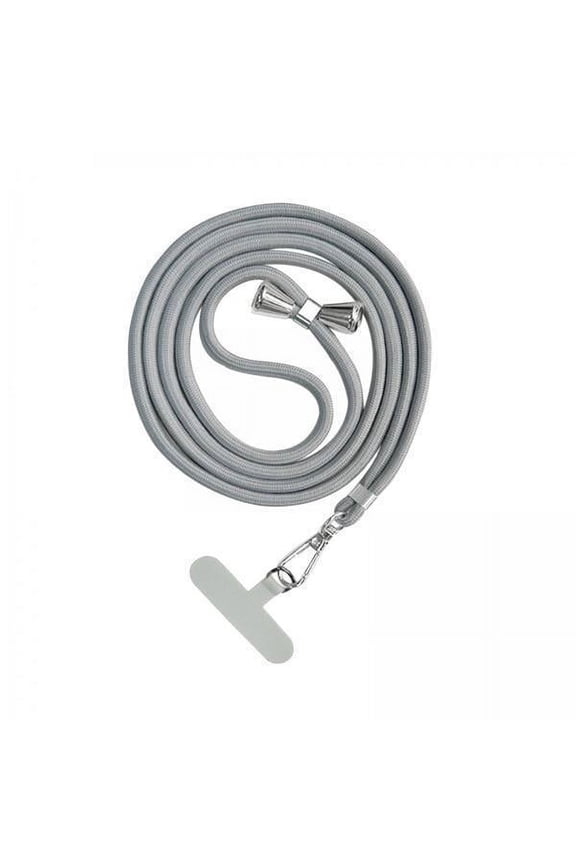 2xPhone Lanyard Crossbody Tether Tab System for Hiking Climbing Cycling Light Gray 2 Pcs