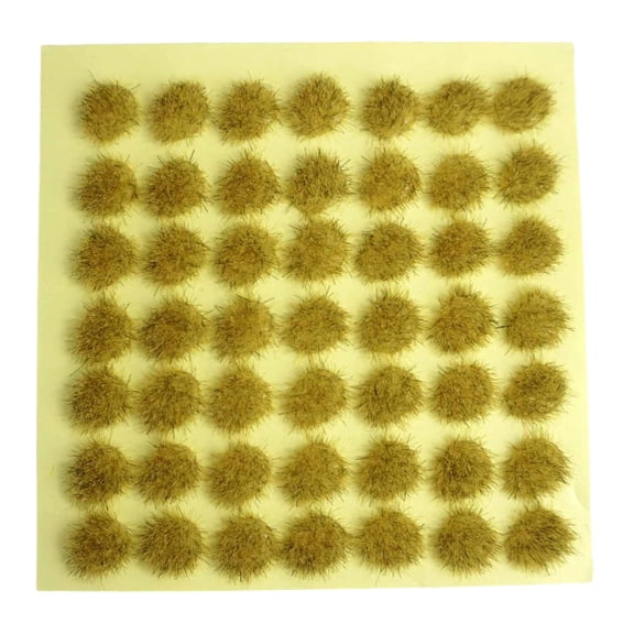 MERIGLARE 3 Pieces Miniature Grass Tufts Model Small Grass Cluster Architecture Tree Scene Railway Artificial Grass Terrain pp Material Suitable for Modeling Prop Hobby Building Table 1Pc