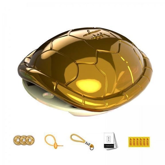MERIGLARE 3xTurtle Good Luck Good Meanings Unique Tricks Props for Birthday Teens Friend Gold