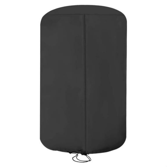 MERIGLARE 4 Pack Tire Stack Cover Tear-resistant 210D Zippered Rainproof Dustproof Cylindrical Wheel Protector for Car Garage Backyard