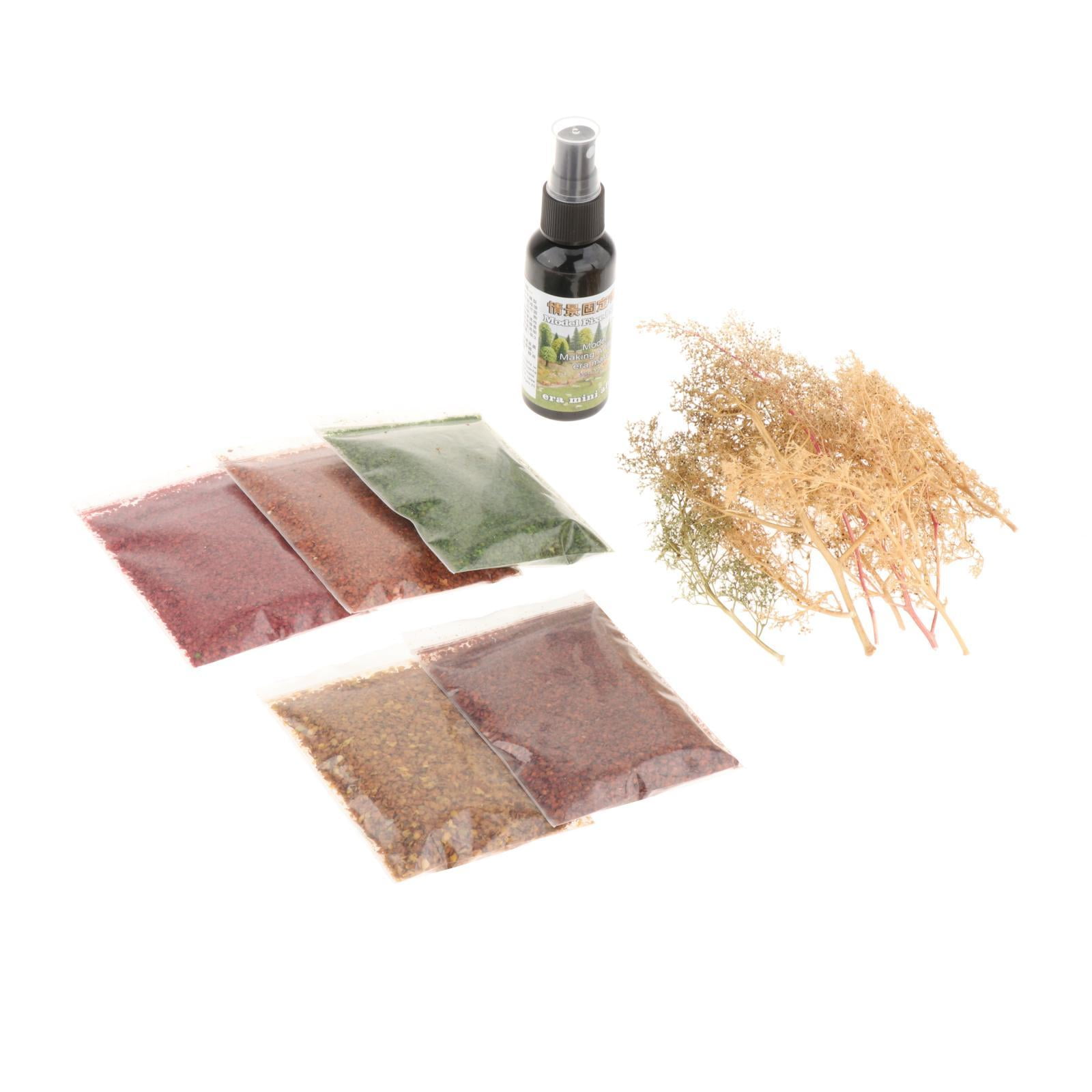 MERIGLARE 5 Pieces Micro Landscape Leaves Scenery Leaf Miniature Landscape Layout Scene