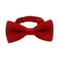 thumbnail image 1 of MERIGLARE Adjustable Bow Ties Pre Tied Bow Tie Fashion Soft Child Polyester Boys Tux Bowties Kids Bow Tie for Banquet Stage Performance Red, 1 of 8