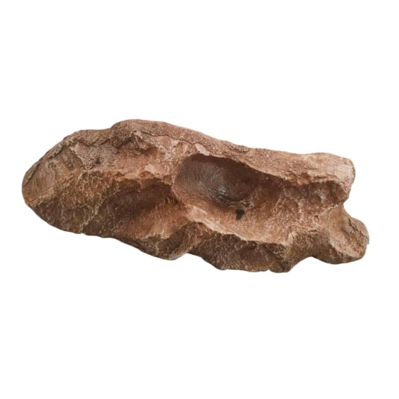 MERIGLARE Artificial Landscape Rock Fiberglass Faux Stone Rockery Decorative Stone Simulated Sandstone Appearance Realistic Texture Suitable for Courtyard Garden Hotel Backyard Aquarium Style D