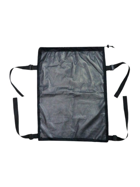 Backpack Extension Bag Mesh Pocket for Backpack Outdoor Travel Large Capacity External Storage Compartment Foldable Lightweight Oxford Cloth Weatherproof Breathable Side Straps