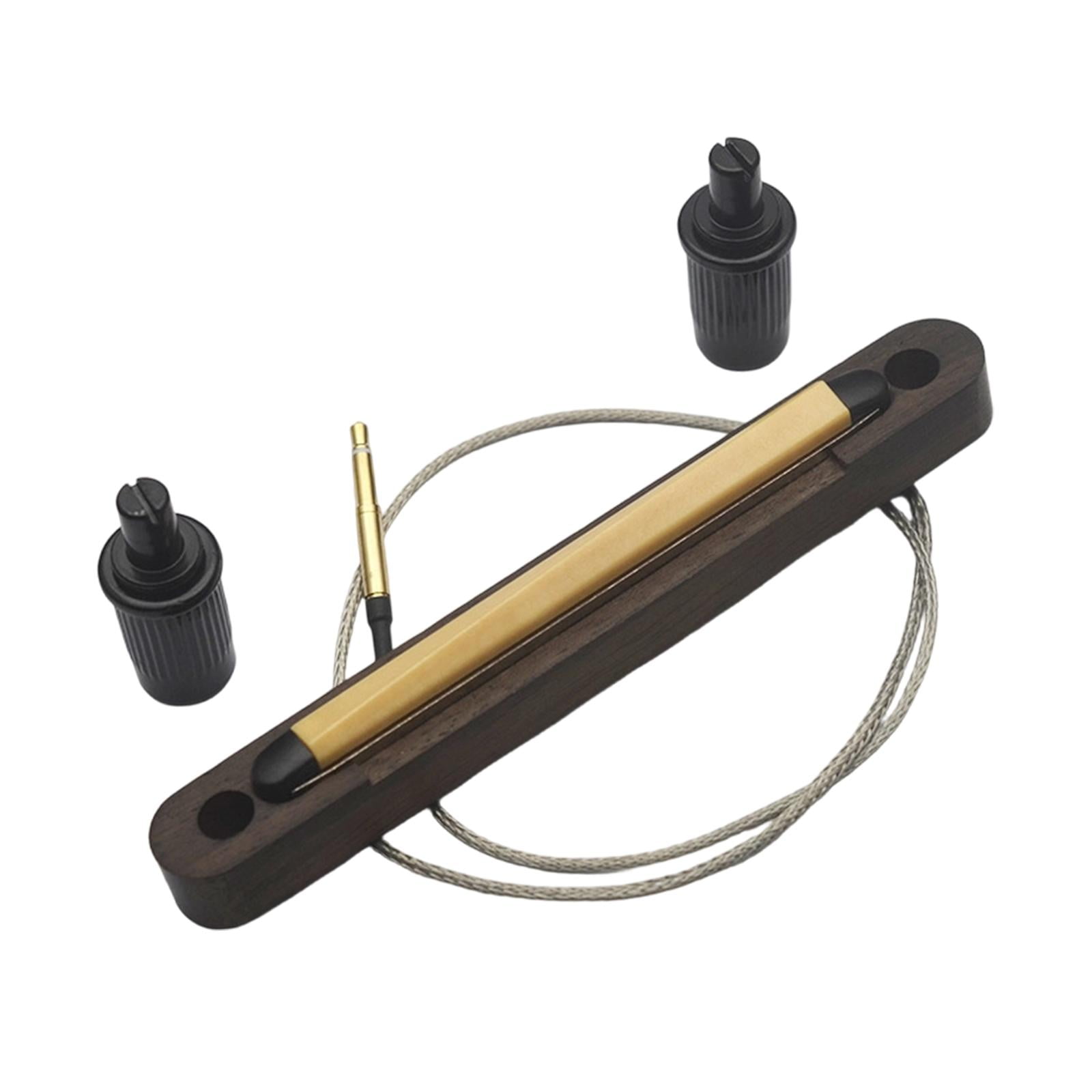 MERIGLARE Bass Pickup Acoustic Bass Piezo Pickup Bridge Saddle Pickup Strip 2.5mm Jack Connection Instrument Replacement for Musicians Rehearsal Room Recordings 6 string