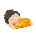 thumbnail image 1 of MERIGLARE Buddha Statue Decorative Sculpture Ornament Scene Layout Props Tabletop Decoration Decorative Statue for Bookshelf Car Office D, 1 of 8