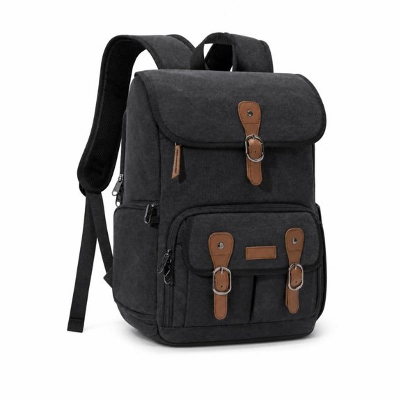 MERIGLARE Camera Backpack Laptop Backpack Photography Backpack Waterproof Canvas Design with Padded 15.6 Inch Compartment for Photographers and Outdoor Shoots