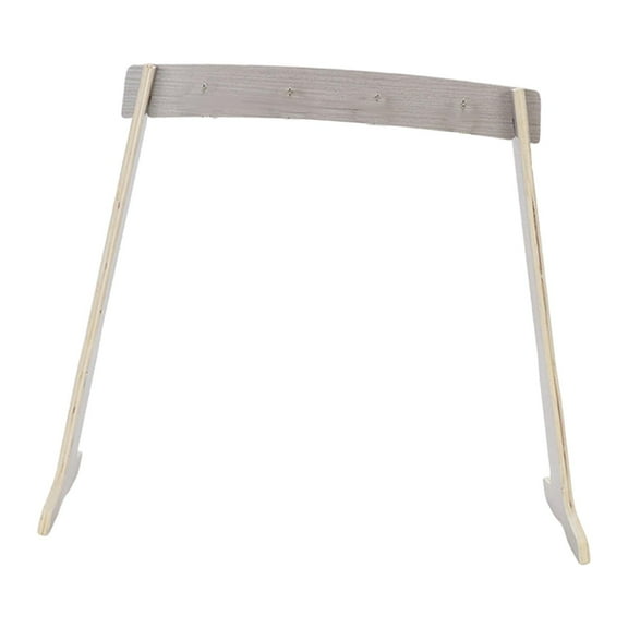 MERIGLARE Chime Stand Wind Chime Wood Stand, Easy Assembly, Multipurpose, Chime Holder Gong Target Stand for Classroom Desktop Tea Room Style B