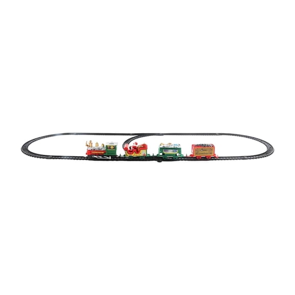 MERIGLARE Christmas Train Set Festive Accessories Sturdy Locomotive Engine Play Set for Age 3 4 5 6 Years Families Birthday Party Gifts