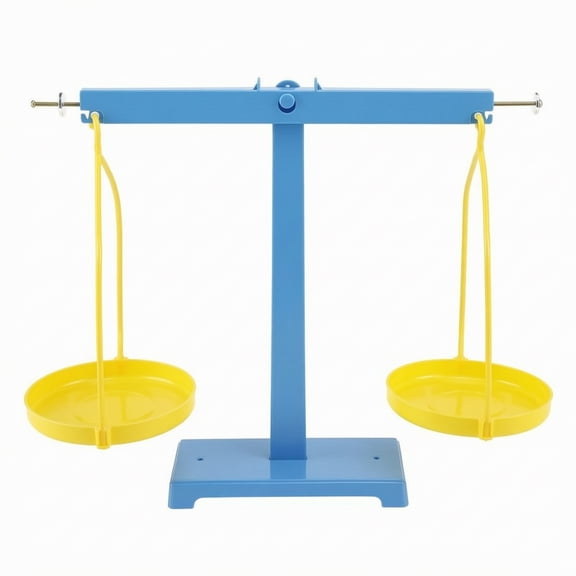 MERIGLARE Classroom Balance Scale with Two Pans Teaching Weight Measurement Tool for Students Elementary Science Education