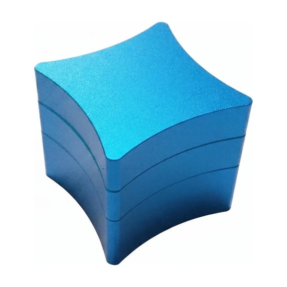 MERIGLARE Cue Chalk Holder Billiards Chalk Case Pool Accessory Aluminum Lightweight 38g Three Section Layout for League and Club Play