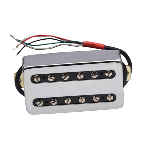 MERIGLARE Double Coil Neck Pickup 7.5K Neck Pickup Coil Spliting Pick-up for Six-string Electric Guitars Musical Instrument Accessories
