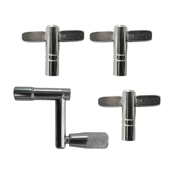 MERIGLARE Drum Key Multiuse Portable Easy to Use Hardware Drum Keys Set Drum Accessory for Snare Drum Acoustic Drum Musical Instruments 4pcs