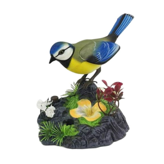 MERIGLARE Electric Animal Pet Battery Operated Electronic Bird Toy for Home Table Room