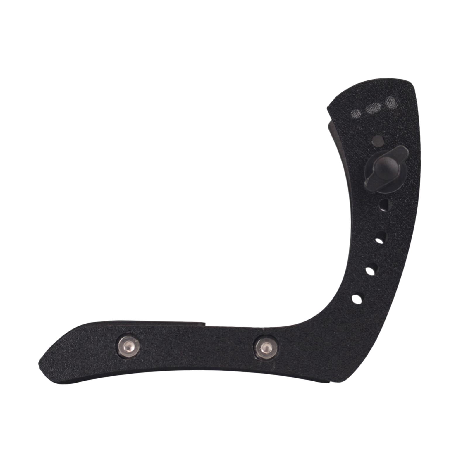 MERIGLARE Electric Guitar Leg Rest Holder Ergonomic Musician Footrest Accessory Live Performance Lightweight Playing Support Footstool Black