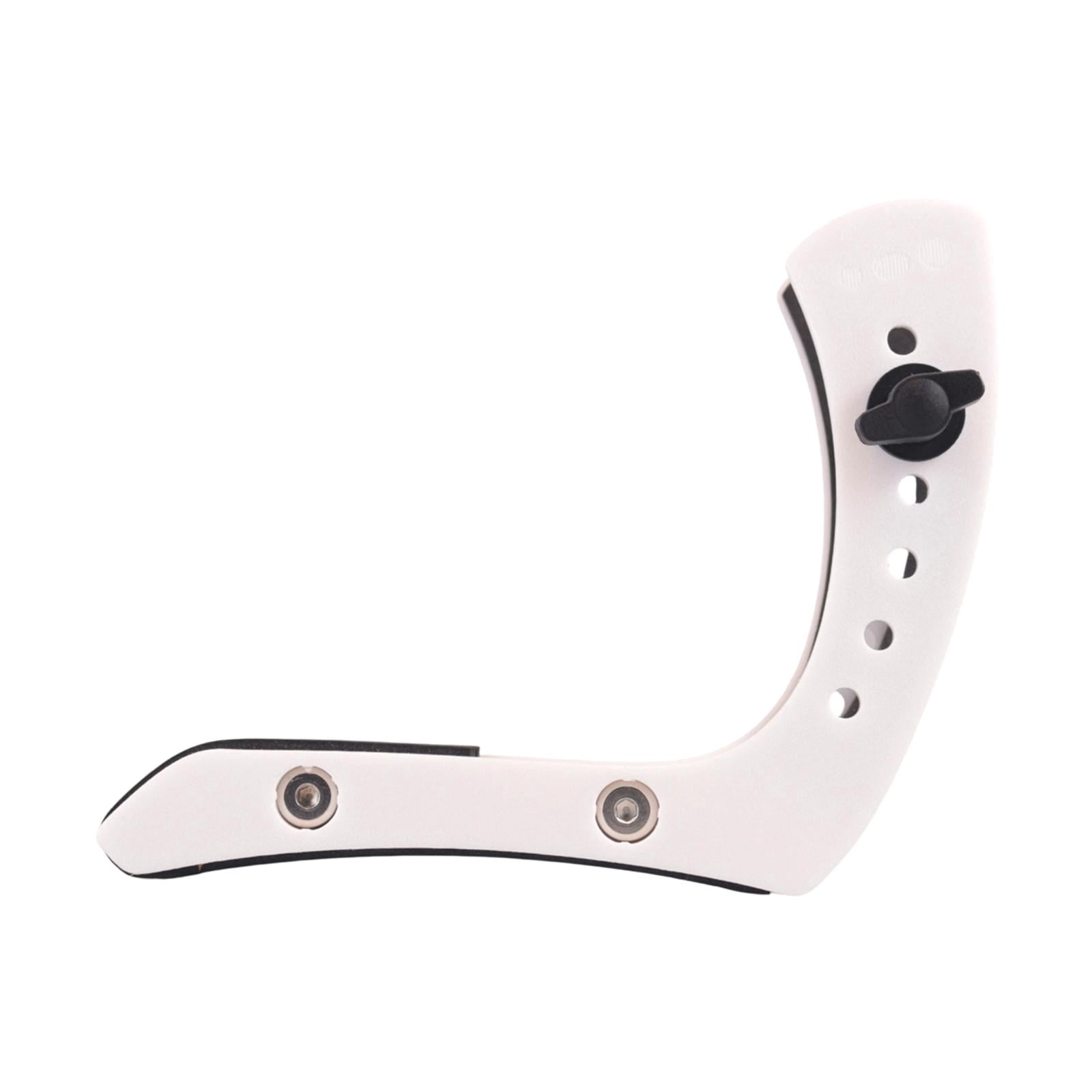 MERIGLARE Electric Guitar Leg Rest Holder Ergonomic Musician Footrest Accessory Live Performance Lightweight Playing Support Footstool White