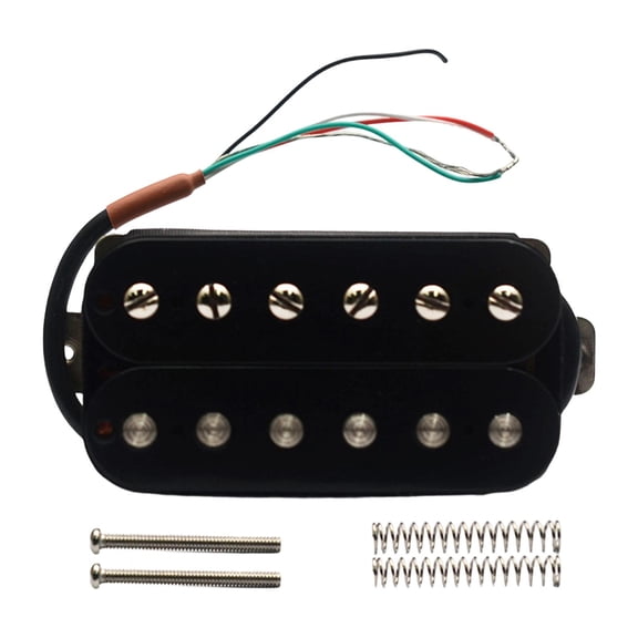MERIGLARE Electric Guitar Pickup Set includes Double Coil Humbucker Pickup for Professional Musicians Supports Coil Split Easy Installation Instrument Spare Part suitable for guitar Bridge 52mm