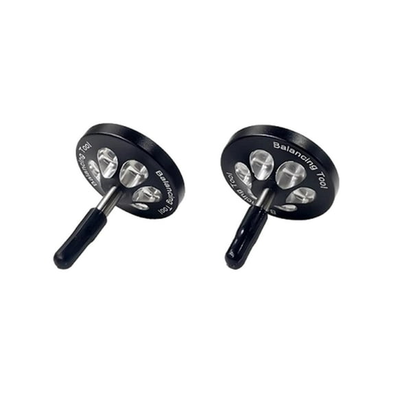 MERIGLARE Flat Running Frame Vehicle Weight Balancing Tool Durable Applicable to Frame High Performance for Car Spare Parts Accessories black and argent