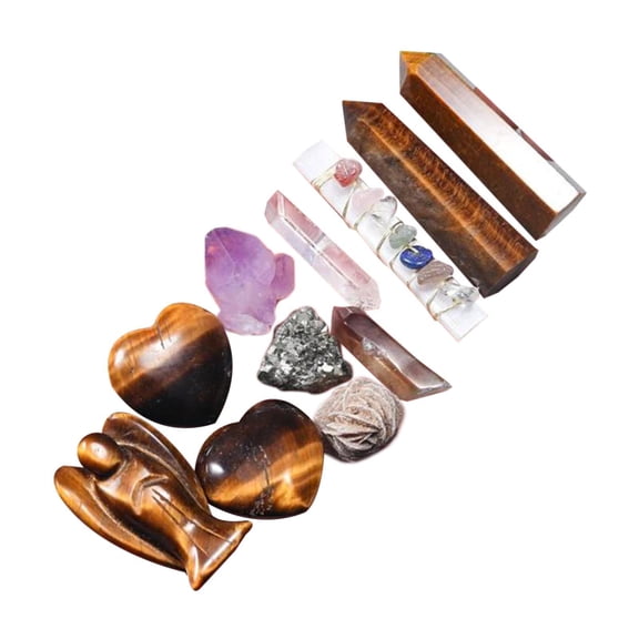 MERIGLARE Geology Ornament Mineral Education Set for Children Kids Adults