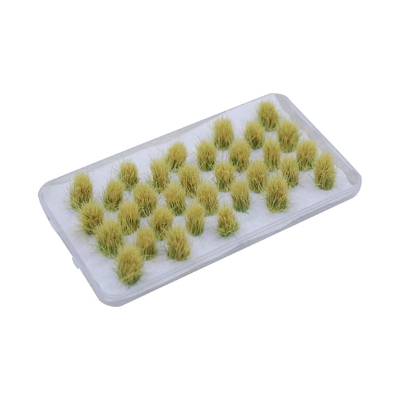 MERIGLARE Grass Tuft Model Artificial Grass Modeling Grass Tuft Terrain Kits Lowland Shrubs Tuft for Train Landscape DIY Model Dioramas Winter