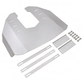 MERIGLARE Hydrofoil Plate Outboard Stabilizer Wing Slotted Mounting Holes Easy to Plane Design Reduces Drag for Small to Large Motor Boats
