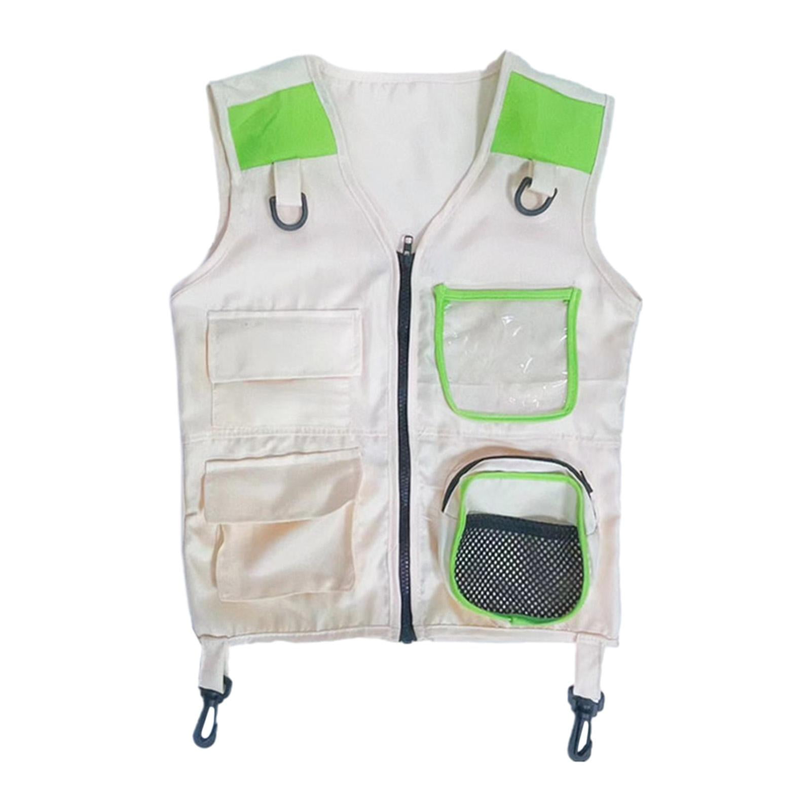 MERIGLARE Kids Explorer Vest, Kids Camping Costume Pretend Play, Kids