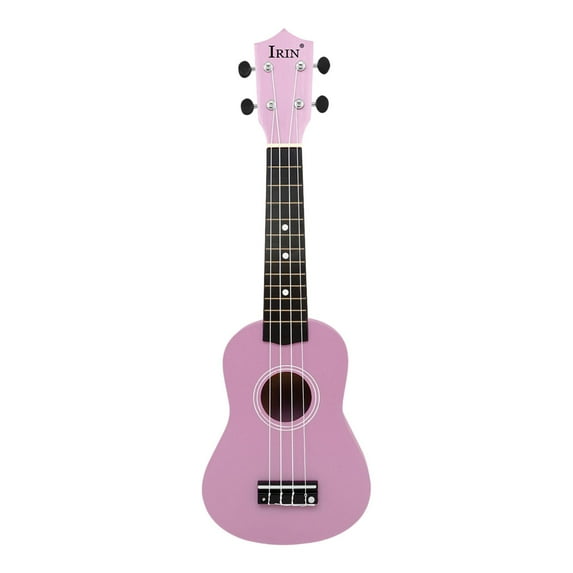 MERIGLARE Kids Ukulele 4 String Mini Guitar 21.26'' Developmental Musical Instrument Wood Ukelele for Early Educational Party Toys Baby Pink