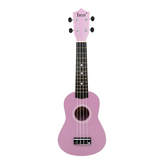 MERIGLARE Kids Ukulele 4 String Mini Guitar 21.26'' Developmental Musical Instrument Wood Ukelele for Early Educational Party Toys Baby Pink