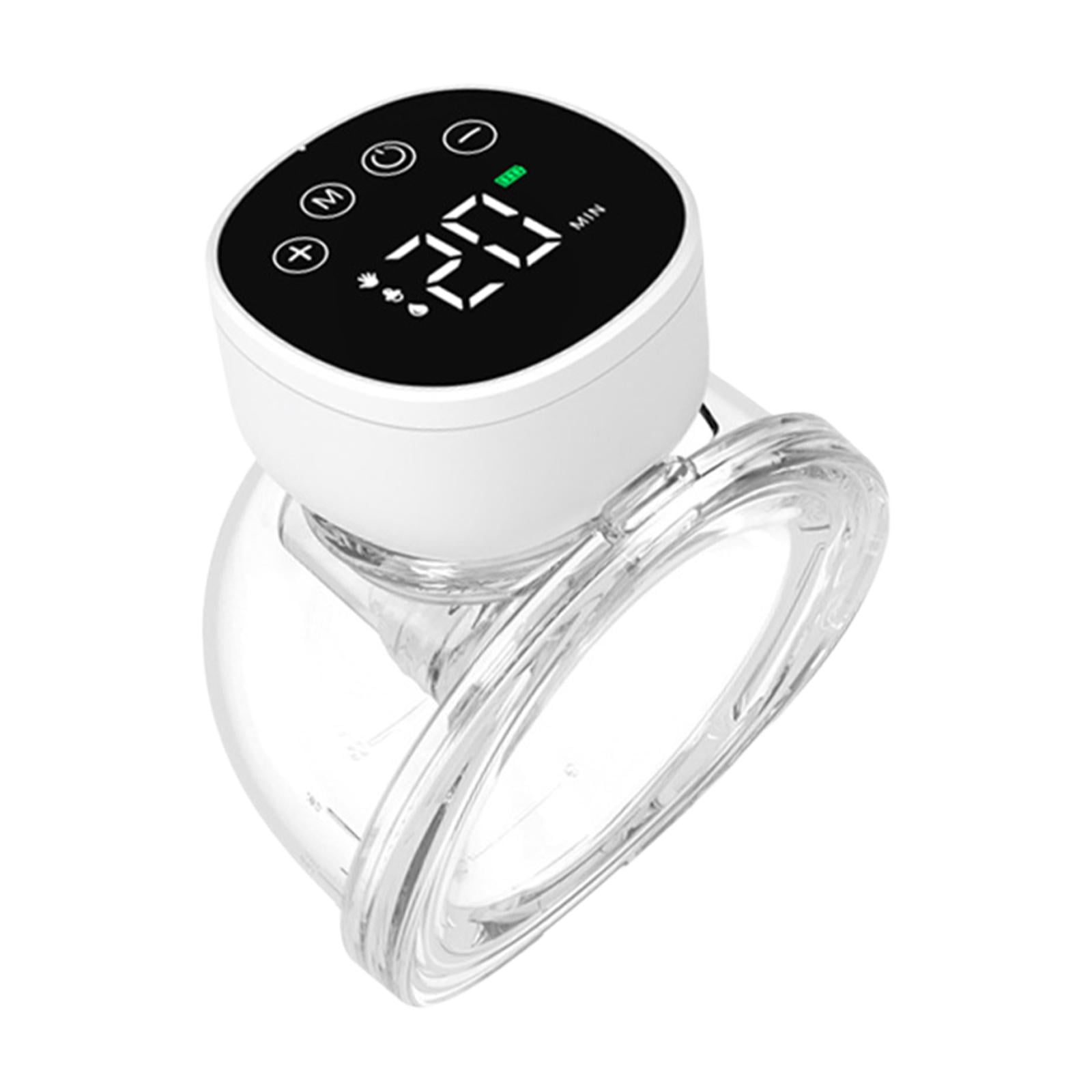 MERIGLARE Milk Pump Hands Strong Suction Portable Automatic Milker Breastfeeding Pump for Mom