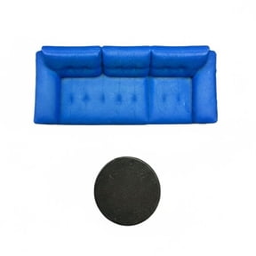 MERIGLARE Model Diorama Furniture Accessory Resin Round Coffee Table Function for 1 64 Scale Living Room Scenes and Car Show Setups