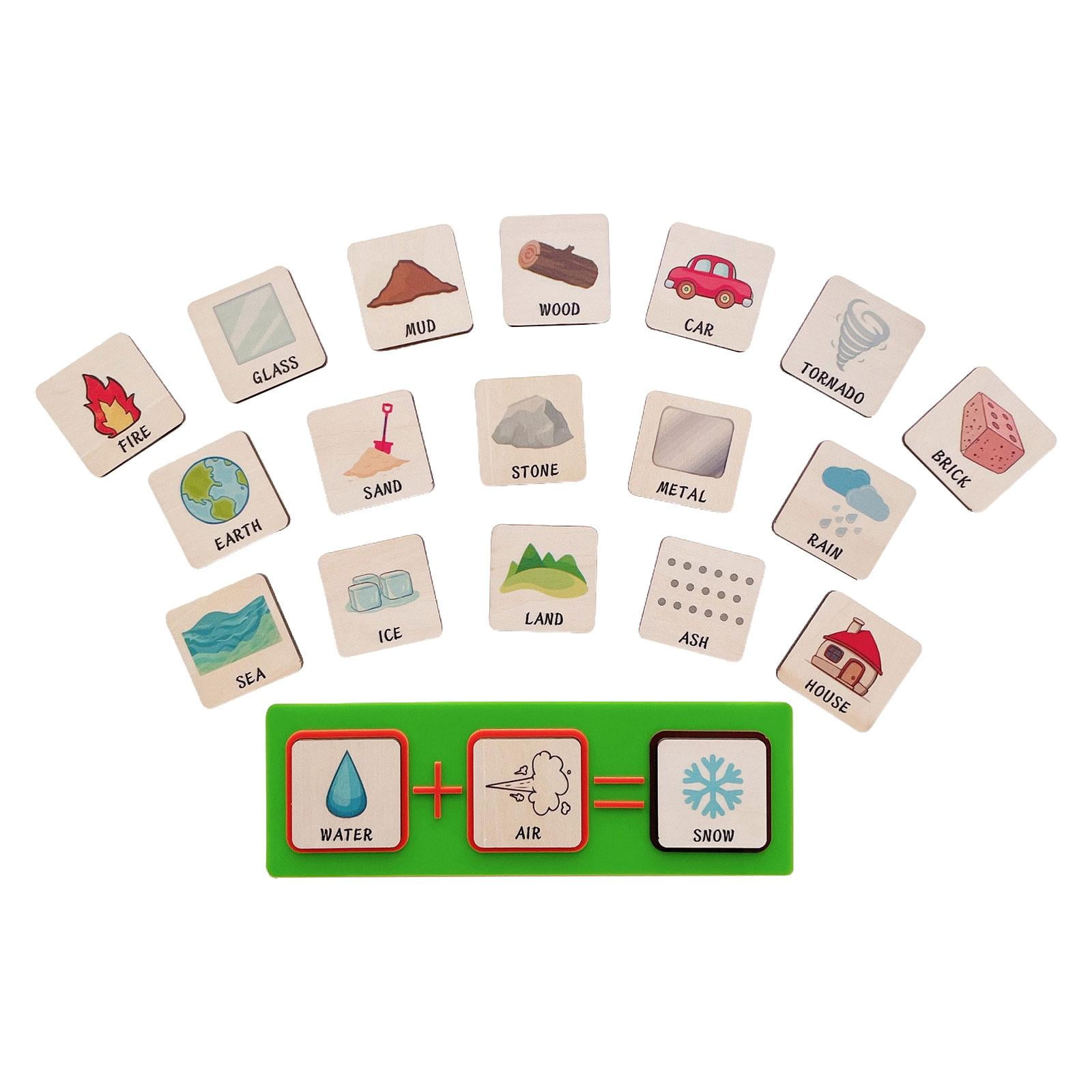 MERIGLARE Kids Busy Board Parts - Wooden Montessori Activity Board DIY Materials