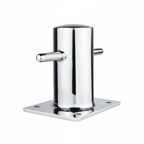 MERIGLARE Mooring Post Dock Cleat Bollard 316 Stainless Steel Mirror Finish Anti Corrosion for Boat Owners Marina Managers Year Round