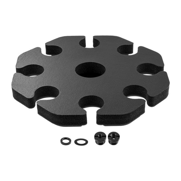 MERIGLARE Multiple Microphone Holder Microphone Tray Space Saving Compact Stage 8 Slots Microphones Organizer Storage Rack for Handheld