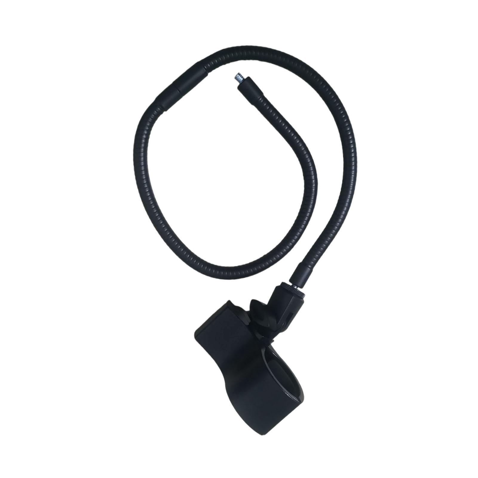 MERIGLARE Neck Mic Holder Handsfree Microphone Stand Mount Accessories Adjustable Clamp Lightweight pp Material Suitable for Classroom Performance Teacher Singer style B
