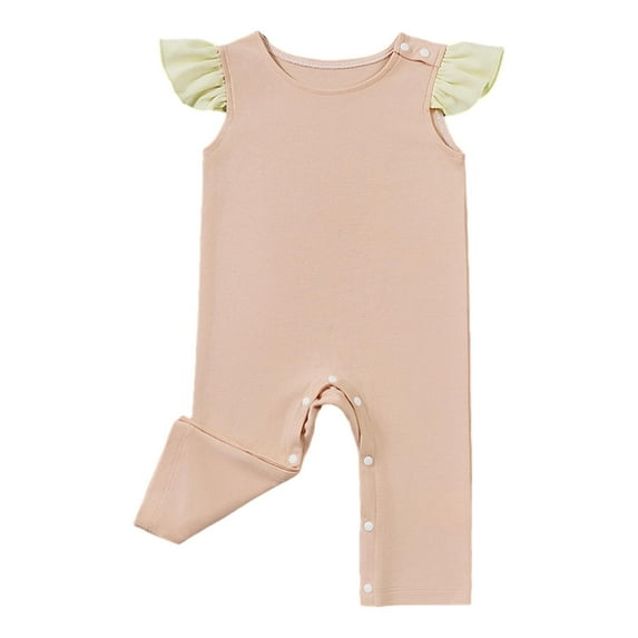 MERIGLARE Newborn Bodysuit Fashionable Solid Romper Summer Clothes for 18 to 24 months