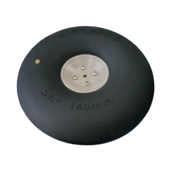 MERIGLARE RC Airplane Wheel Model Fixed Wing Airplane Wheels Repair Parts Rubber Easy to Install High Performance Stable Aircraft Wheel 5.5 Inch