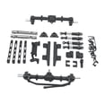thumbnail image 1 of MERIGLARE RC Car Spare Parts Kits RC Accessories Sturdy RC Front Rear Axle RC Upgrade Metal for 1/12 MN82 LC79 RC Vehicles RC Hobby Car black, 1 of 8