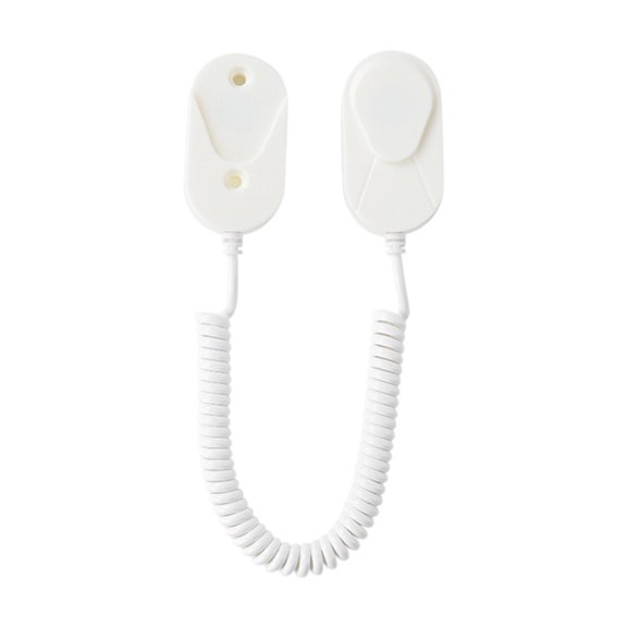 MERIGLARE Remote Control Holders with Spring Ropes Retractable Multipurpose Portable Easy Installation Remote Holder Organizer for Tile White