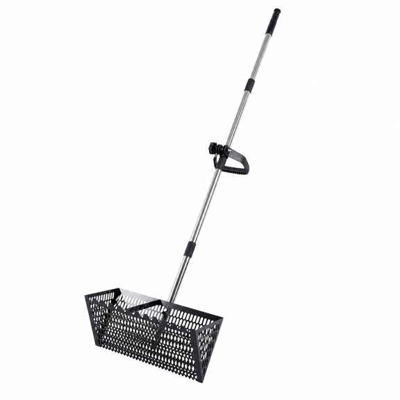 MERIGLARE Sand Scoop Rake Sifter Stainless Steel Ergonomic Handle for Reduced Bending Beachcombers and Coastal Searching