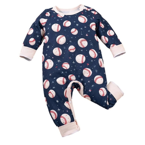 MERIGLARE Spring Long Sleeve Baby Clothing Jumpsuit Cute Kids Clothes Climb Suit Newborn Fashion Infant Comfortable Boys Girls Bodysuit 9 to 12 months
