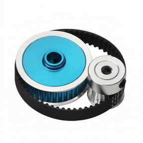 MERIGLARE TT02 Gearbox Belt Drive Kit Metal 16T 40T Ratio for RC Car Upgrades Fits TT-02 Models Smooth Low Noise