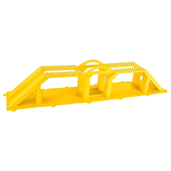 MERIGLARE Toy Car Ramp 1/18 1/24 RC Crawler Obstacle Bridge Simulation Slope Sturdy DIY Accessories Lightweight Portable Easy to Use Suitable for Home Play