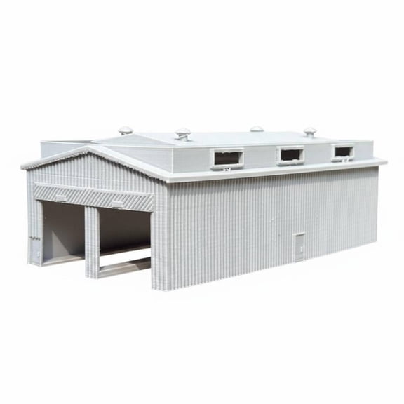 MERIGLARE Train Depot Model Railway Structure Station Building Plastic N Scale 1 by 160 for Adult Hobbyists