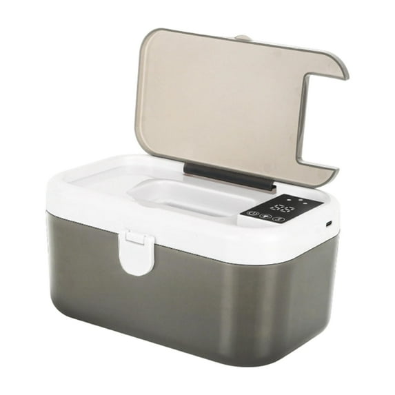 MERIGLARE Wipe Warmer Portable USB Wipes Warmer Night Light Large Capacity Thermostat Wet Wipe Machine Wipes Heater for Car Travel White