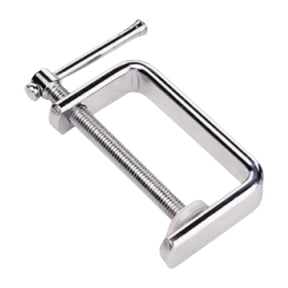 MERIGLARE Woodworking G Clamp Heavy Duty Steel Construction Quick Release Non Slip Rubber Pad Precision Screw Suitable for furniture DIY professional workshop Length 6 cm